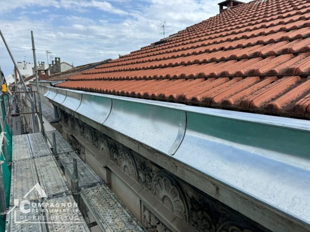 Zinguerie, Chéneaux zinc