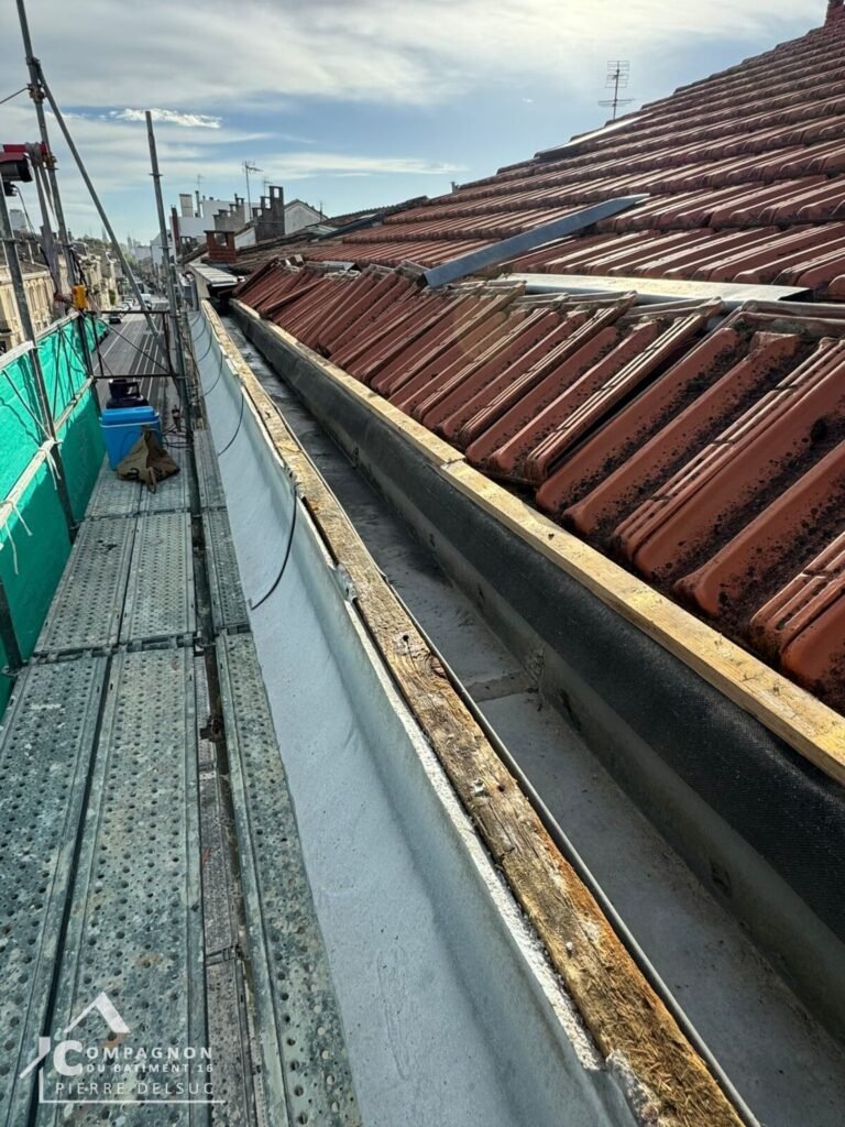 Zinguerie, Chéneaux zinc